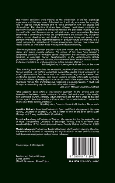 Produktbild: Touristic World-Making and Fan Pilgrimage in Popular Culture Destinations
