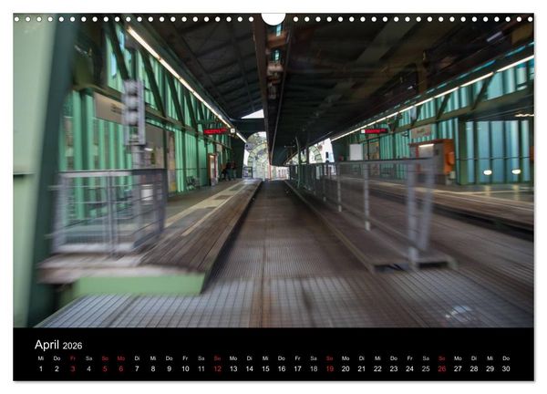 Produktbild: Die Wuppertaler Schwebebahn (Wandkalender 2026 DIN A3 quer), CALVENDO Monatskalender