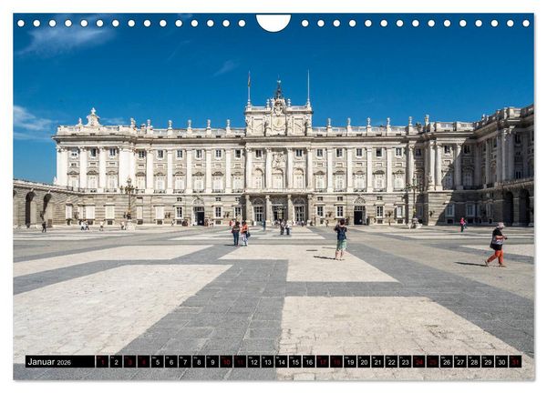 Produktbild: Madrid - Stadtansichten (Wandkalender 2026 DIN A4 quer), CALVENDO Monatskalender