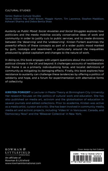 Produktbild: Austerity as Public Mood