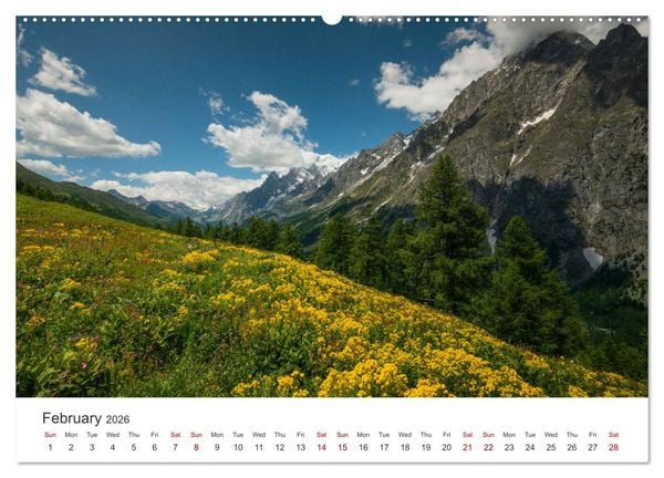 Produktbild: Aosta Valley and its nature (Wall Calendar 2026 DIN A2 landscape), CALVENDO 12 Month Wall Calendar