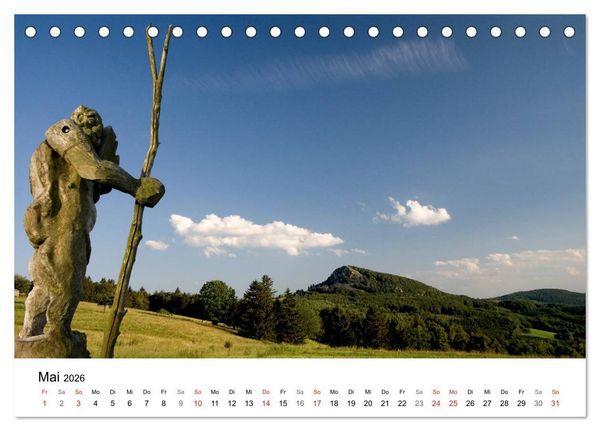Produktbild: Die Rh&ouml;n (Tischkalender 2026 DIN A5 quer), CALVENDO Monatskalender