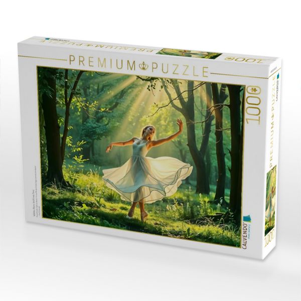 Produktbild: CALVENDO Puzzle Waldes Atem, leicht wie Tanz | 1000 Teile Lege-Gr&ouml;&szlig;e 64x48cm Foto-Puzzle f&uuml;r gl&uuml;ckliche Stunden