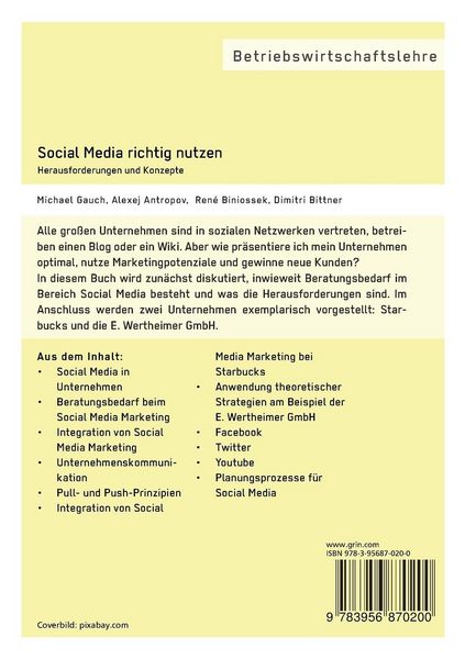 Produktbild: Social Media richtig nutzen