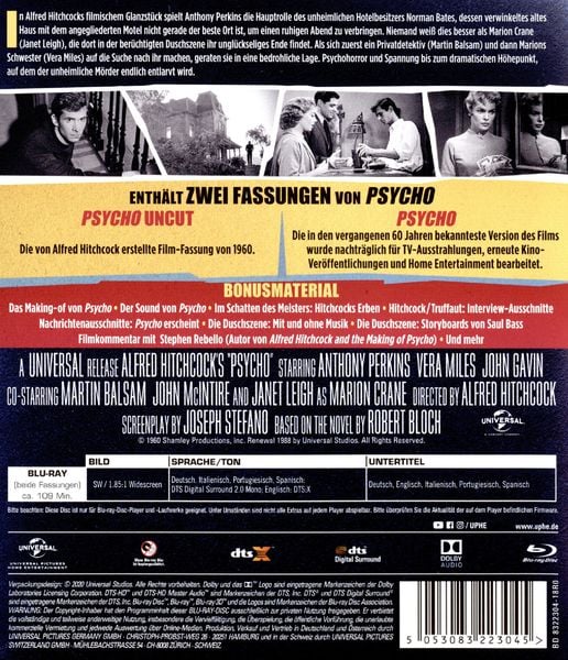 Produktbild: Psycho - Uncut