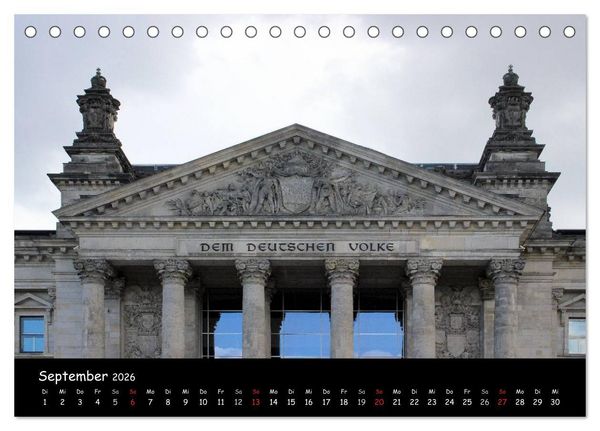 Produktbild: Berlin (Tischkalender 2026 DIN A5 quer), CALVENDO Monatskalender