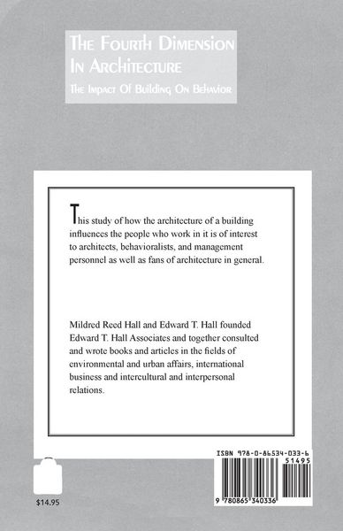 Produktbild: The Fourth Dimension in Architecture