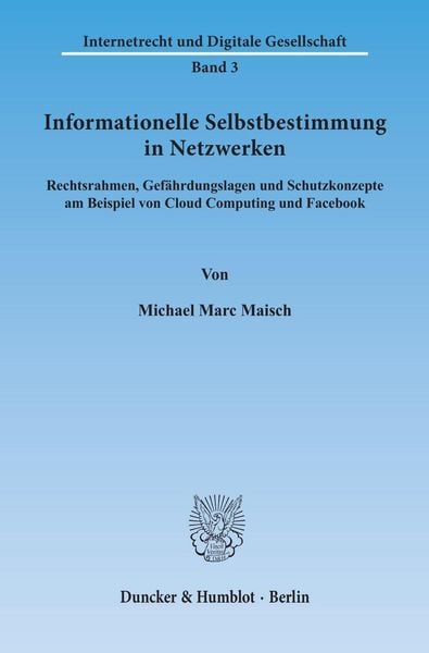 Produktbild: Informationelle Selbstbestimmung in Netzwerken.