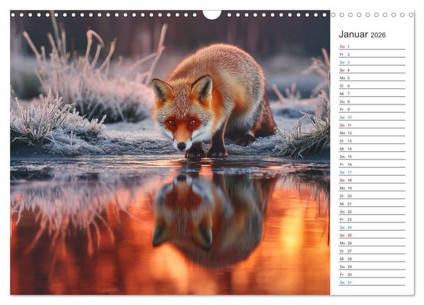 Produktbild: Waldgefl&uuml;ster (Wandkalender 2026 DIN A3 quer), CALVENDO Monatskalender