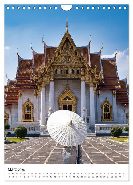 Produktbild: Faszination Thailand (Wandkalender 2026 DIN A4 hoch), CALVENDO Monatskalender