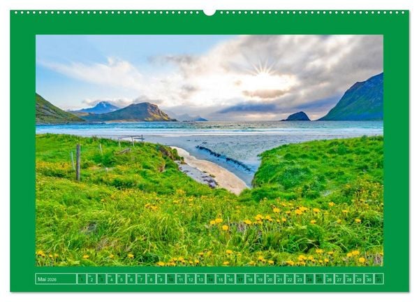 Produktbild: Lofoten - Norwegens Juwelen (Wandkalender 2026 DIN A2 quer), CALVENDO Monatskalender