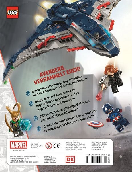 Produktbild: LEGO&reg; Marvel. Entdecke die Geheimnisse der Avengers