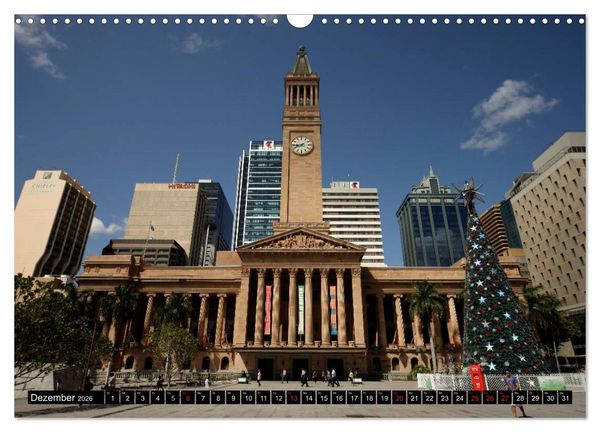 Produktbild: Brisbane (Wandkalender 2026 DIN A3 quer), CALVENDO Monatskalender