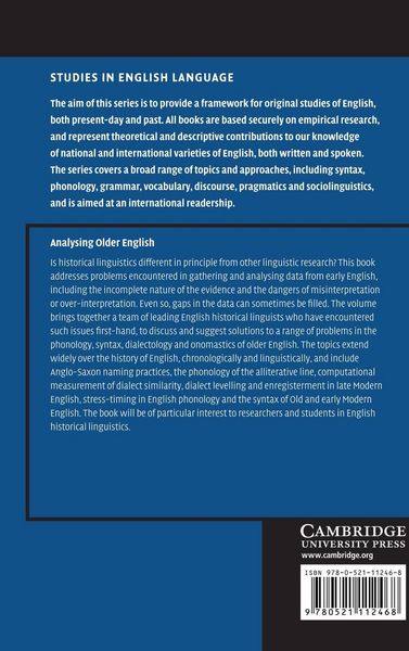 Produktbild: Analysing Older English