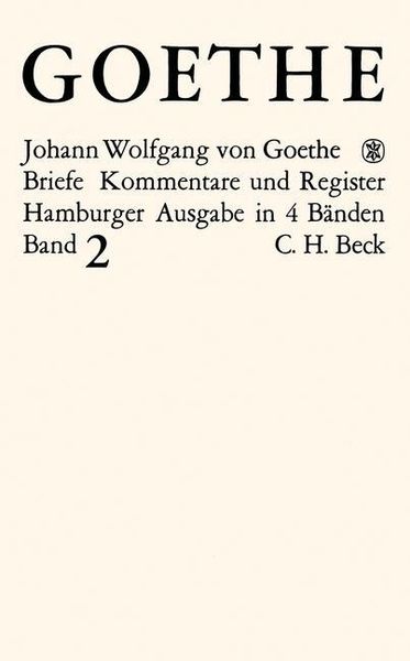 Produktbild: GOETHE, JOHANN WOLFGANG V.: BRIEFE, II