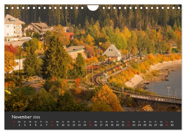 Produktbild: Schluchsee Naturpark S&uuml;dschwarzwald (Wandkalender 2026 DIN A4 quer), CALVENDO Monatskalender