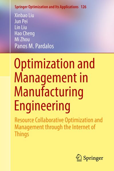 Produktbild: Optimization and Management in Manufacturing Engineering