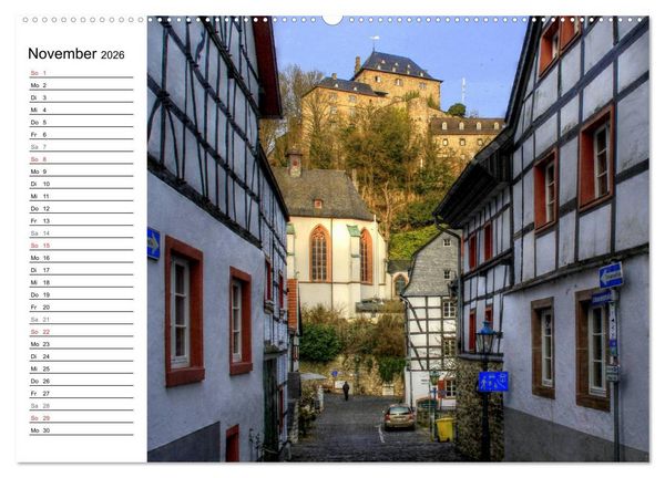 Produktbild: Die sch&ouml;nsten Orte der Eifel (Wandkalender 2026 DIN A2 quer), CALVENDO Monatskalender