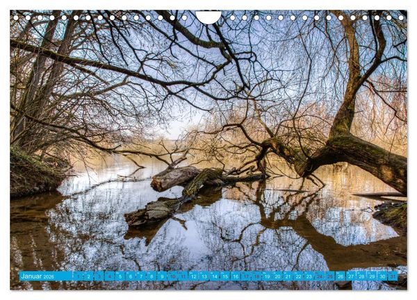 Produktbild: Natur pur - Volkach am Main (Wandkalender 2026 DIN A4 quer), CALVENDO Monatskalender