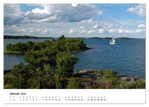 Produktbild: Wundervolles Schweden 2026 (Wandkalender 2026 DIN A3 quer), CALVENDO Monatskalender