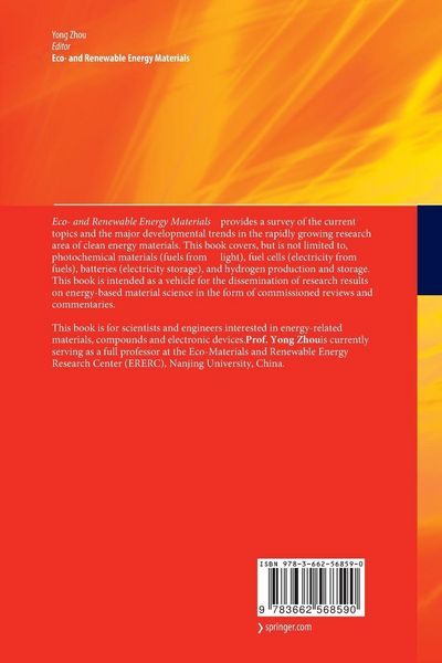 Produktbild: Eco- and Renewable Energy Materials