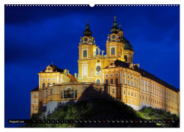 Produktbild: Die Wachau - An der Donau zwischen Melk und Krems (Wandkalender 2026 DIN A2 quer), CALVENDO Monatskalender