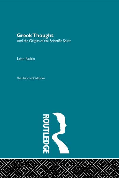 Produktbild: Greek Thought and the Origins of the Scientific Spirit