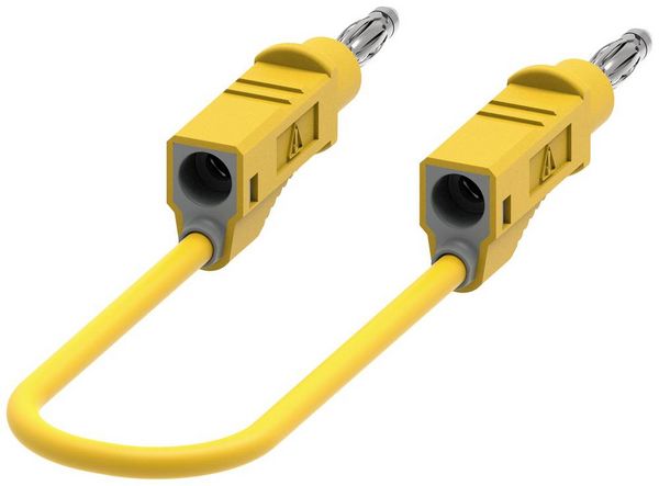 Produktbild: Electro PJP 2117-CD1-100J Messleitung Bananenstecker Bananenstecker 1.00m Gelb 1St.