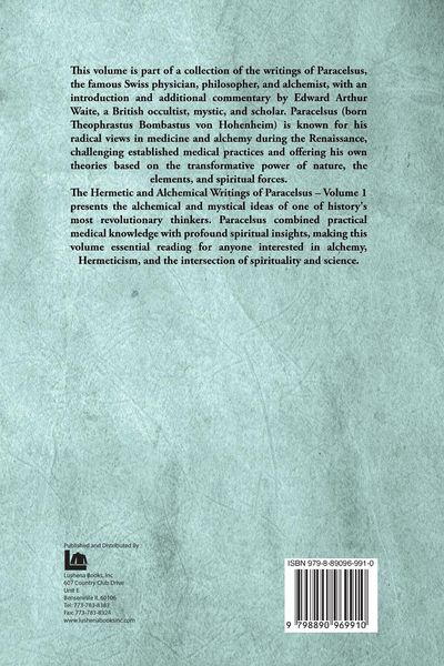 Produktbild: The Hermetic and Alchemical Writings of Paracelsus- Volume 1