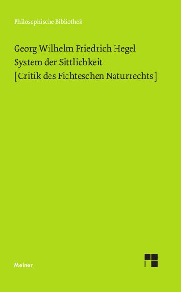 Produktbild: System der Sittlichkeit