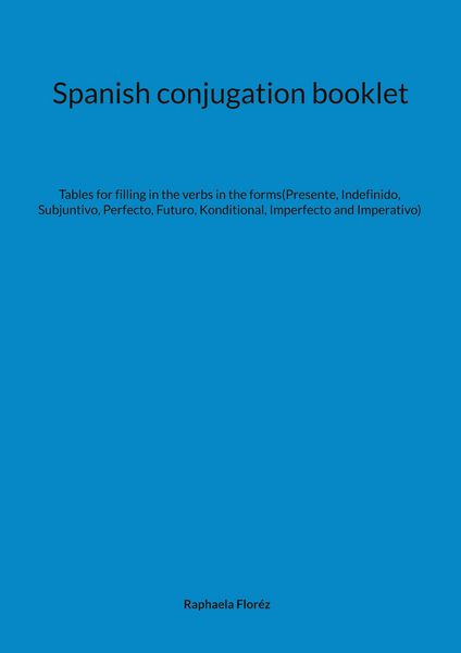 Produktbild: Spanish conjugation booklet