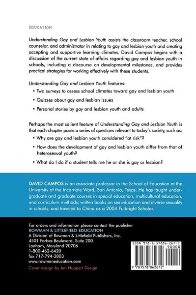 Produktbild: Understanding Gay and Lesbian Youth
