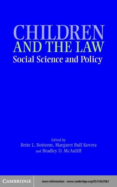 Produktbild: Children, Social Science, and the Law