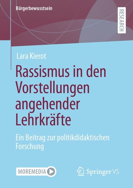 Produktbild: Rassismus in den Vorstellungen angehender Lehrkr&auml;fte