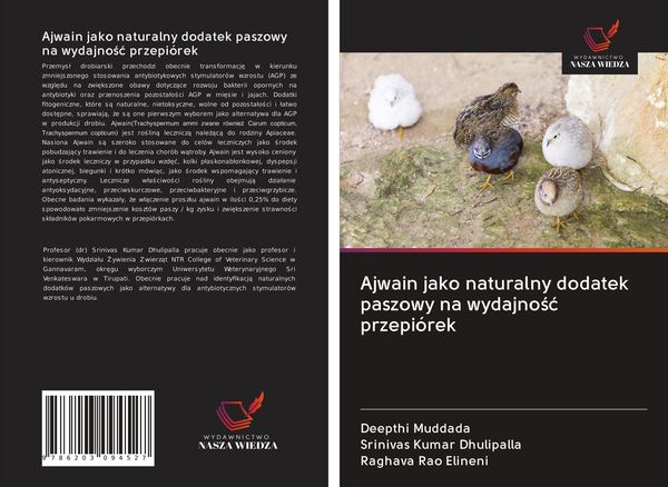 Produktbild: Ajwain jako naturalny dodatek paszowy na wydajno&iquest;&iquest; przepi&oacute;rek