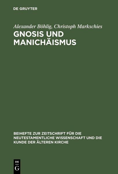 Produktbild: Gnosis und Manich&auml;ismus