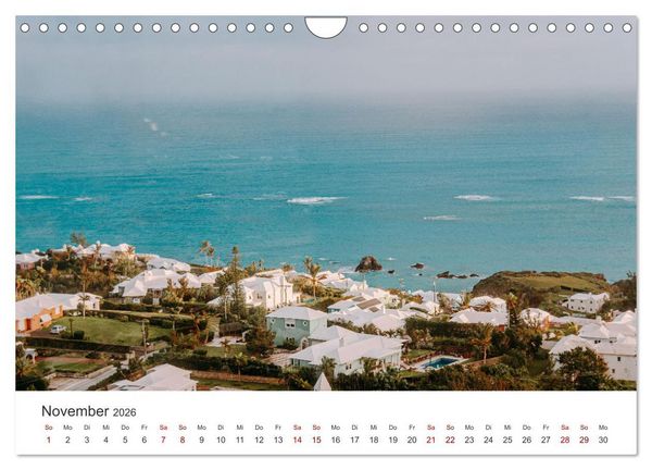 Produktbild: Bermuda - Eine Reise zu den Bermudainseln. (Wandkalender 2026 DIN A4 quer), CALVENDO Monatskalender