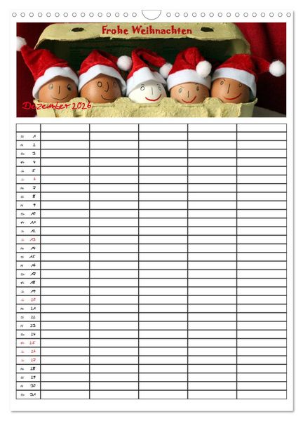 Produktbild: FOOD -Familienkalender (Wandkalender 2026 DIN A3 hoch), CALVENDO Monatskalender