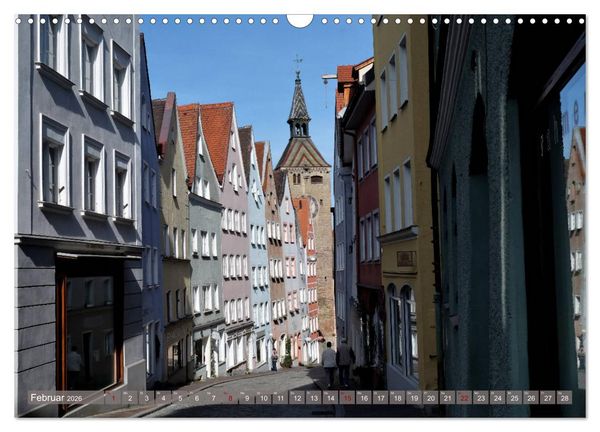 Produktbild: Landsberg am Lech - Die liebenswerte und romantische Stadt am Fluss (Wandkalender 2026 DIN A3 quer), CALVENDO Monatskalender