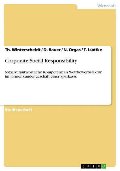 Produktbild: Corporate Social Responsibility