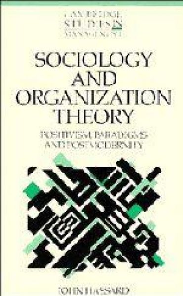 Produktbild: Sociology and Organization Theory