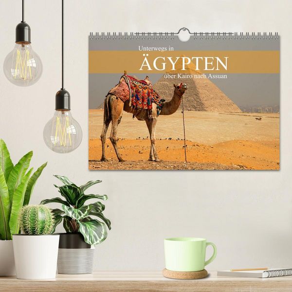 Produktbild: Unterwegs in &Auml;gypten - &uuml;ber Kairo nach Assuan (Wandkalender 2026 DIN A4 quer), CALVENDO Monatskalender