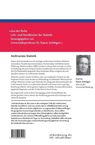 Produktbild: Multivariate Statistik