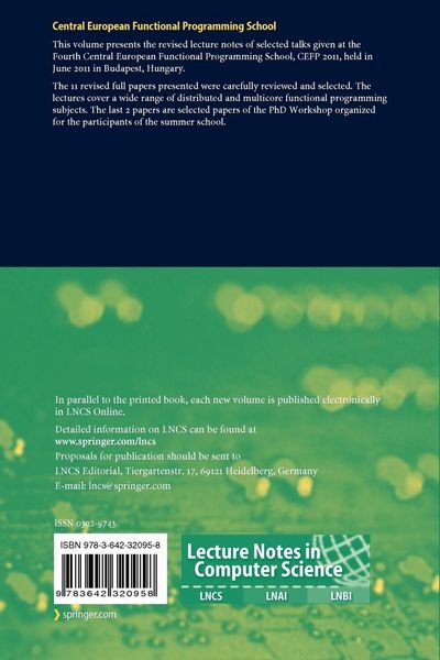 Produktbild: Central European Functional Programming School