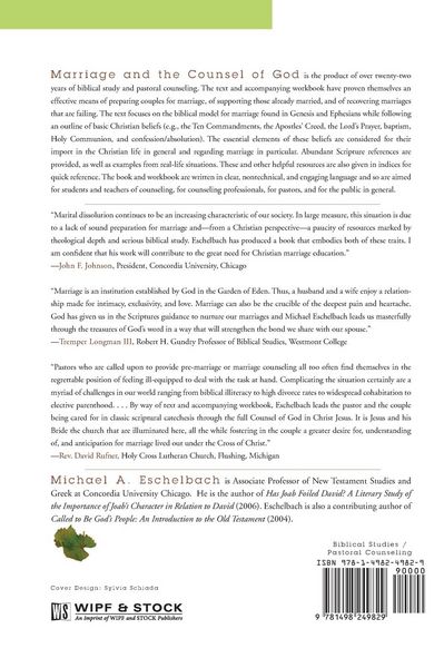 Produktbild: Marriage and the Counsel of God Workbook