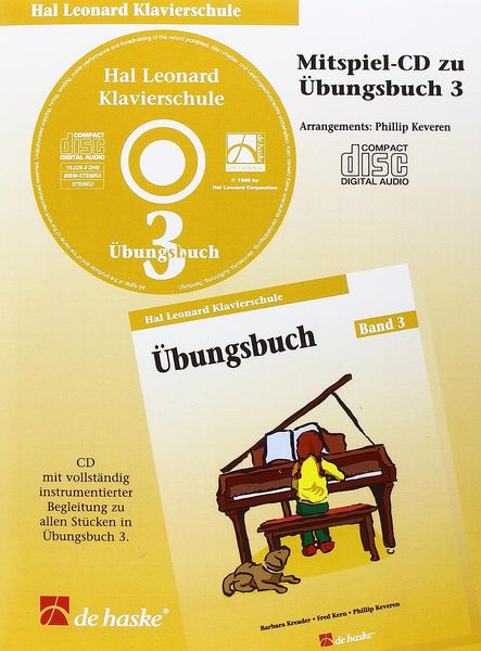 Produktbild: Leonard, H: Klavierschule &Uuml;bungsbuch 3 + CD