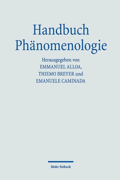 Produktbild: Handbuch Ph&auml;nomenologie