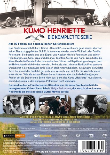 Produktbild: K&uuml;mo Henriette - Die komplette Serie [4 DVDs]