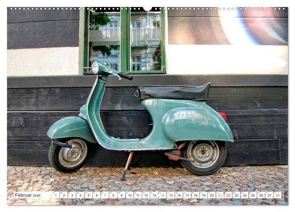 Produktbild: Kult Roller - Vesparade (hochwertiger Premium Wandkalender 2026 DIN A2 quer), Kunstdruck in Hochglanz