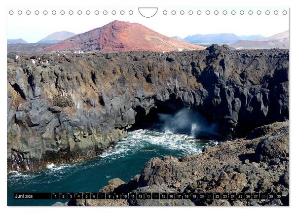 Produktbild: Vulkaninsel Lanzarote (Wandkalender 2026 DIN A4 quer), CALVENDO Monatskalender